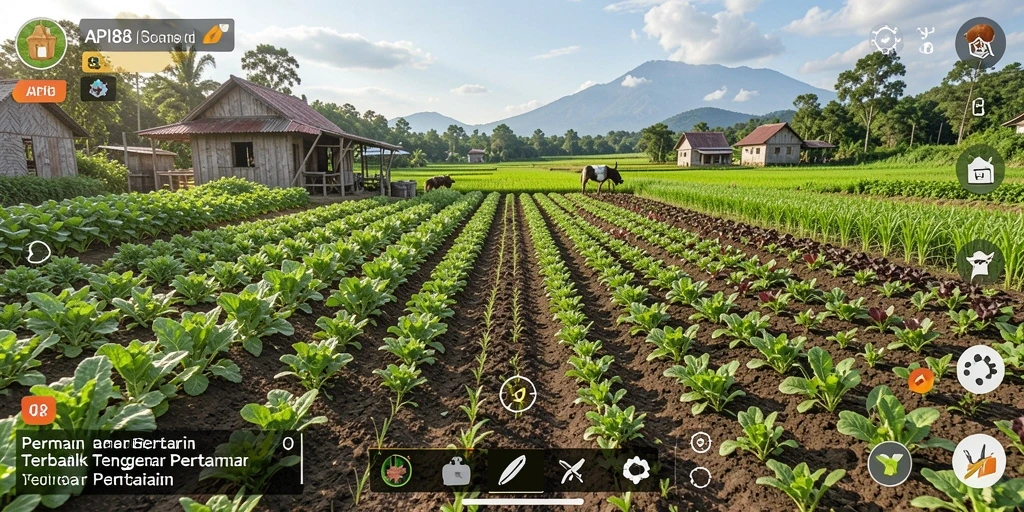 Tampilan gameplay pertanian di API88 yang menarik dan menawan.