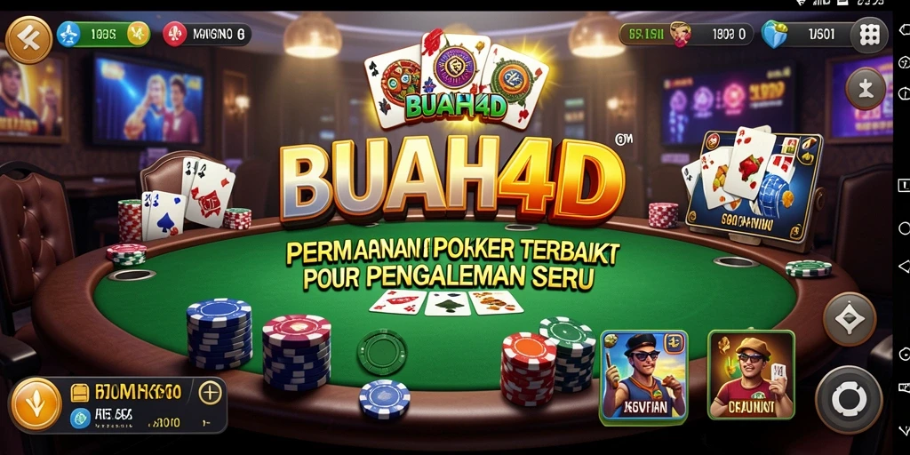 Tangkapan layar BUAH4D menampilkan gameplay poker yang mendebarkan.