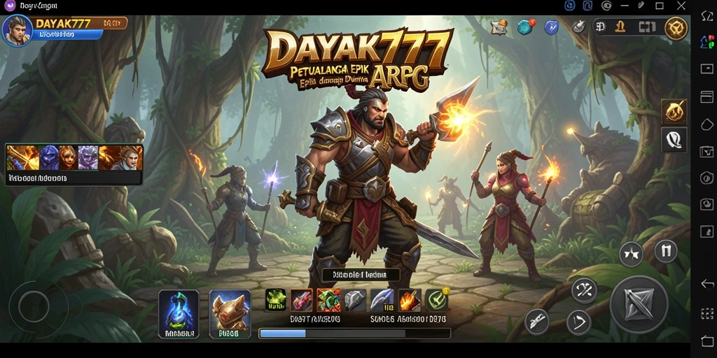 Tampilan gameplay menarik dari <strong>DAYAK777</strong> dengan pertarungan seru dan grafis yang memesona.