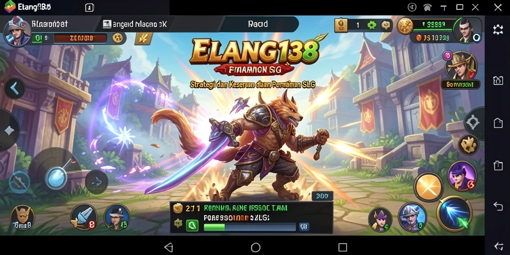 Tampilan menarik dari gameplay intens SLG ELANG138.