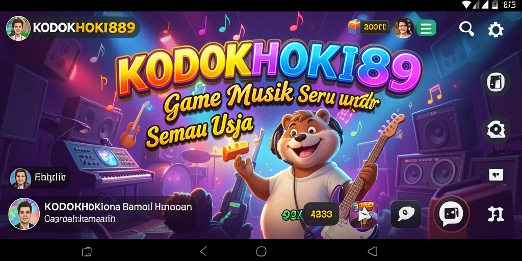 Tampilan gameplay KODOKHOKI889 yang menarik dan interaktif.