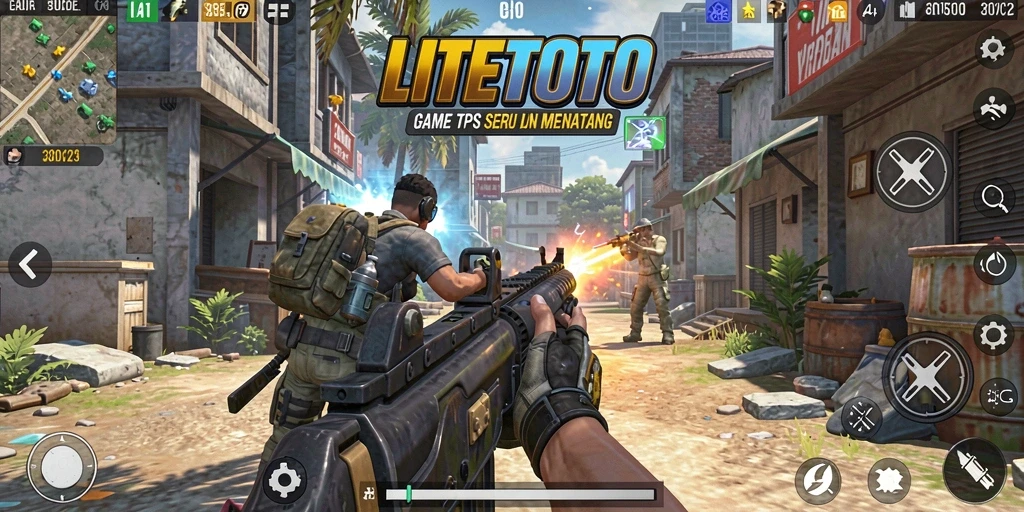 Gameplay memukau dalam aksi tembak-menembak LITETOTO.