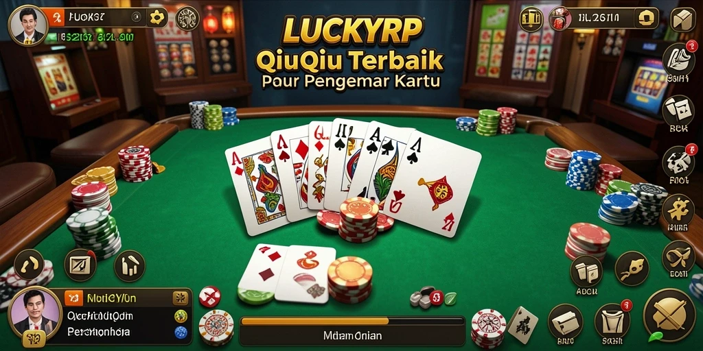 Tampilan gameplay QiuQiu di LUCKYRP yang menarik.