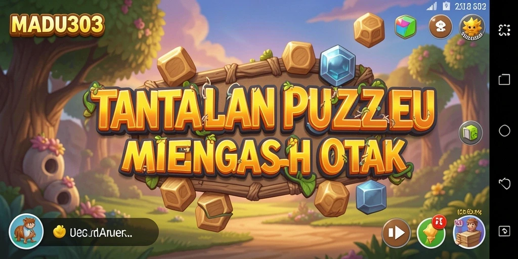 Tampilan gameplay MADU303 menampilkan berbagai tantangan puzzle yang mengasyikkan.