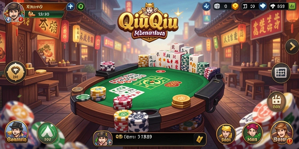 Screenshot RR89 menampilkan gameplay QiuQiu yang seru.