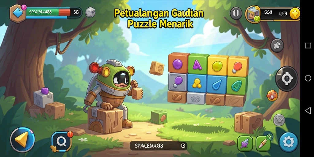 Tampilan menarik dari gameplay SPACEMAN88 dengan teka-teki yang menantang.