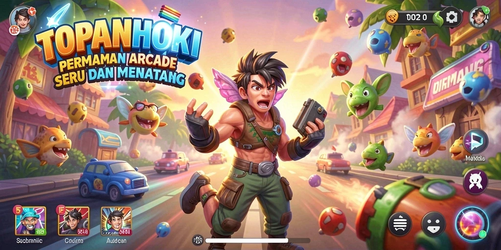 Gameplay seru <strong>TOPANHOKI</strong> dengan rintangan yang menantang