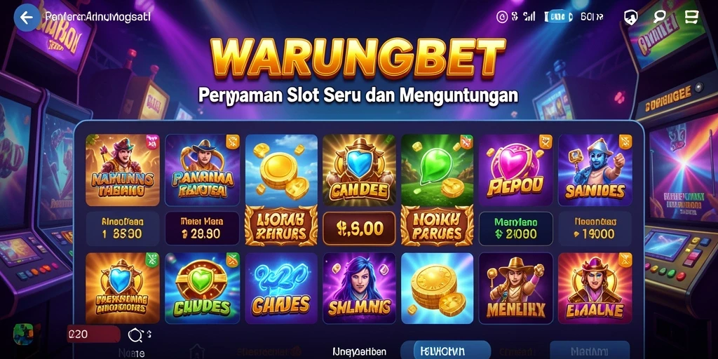 Tampilan menarik dari permainan slot WARUNGBET yang mengasyikkan.